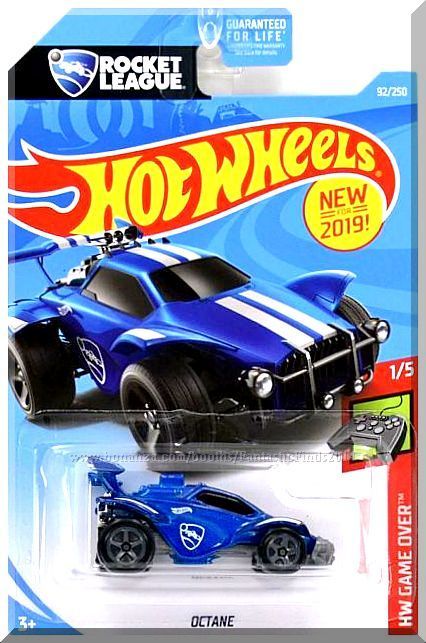 Hot Wheels Octane HW Game Over 1 5 92 250 2019 Blue Rocket