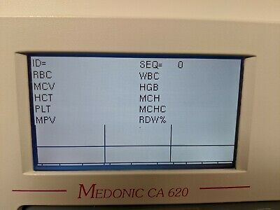 Boule Medical Medonic Ca Automated Hematology Analyzer Needs