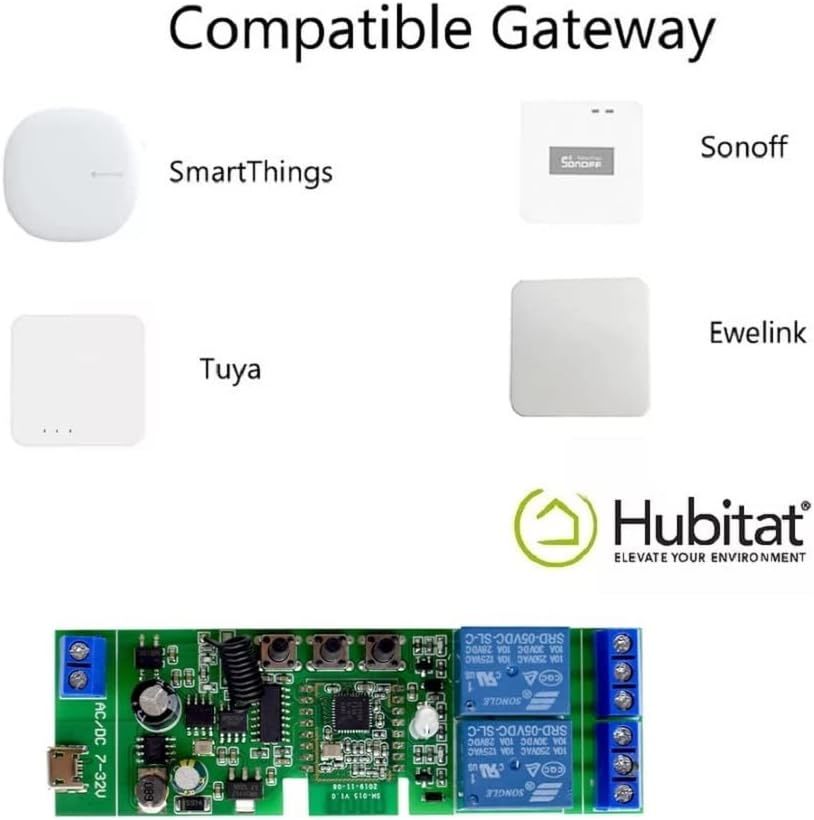 Mhcozy 2 Channel 5V 12V Zigbee Smart Relay And 50 Similar Items