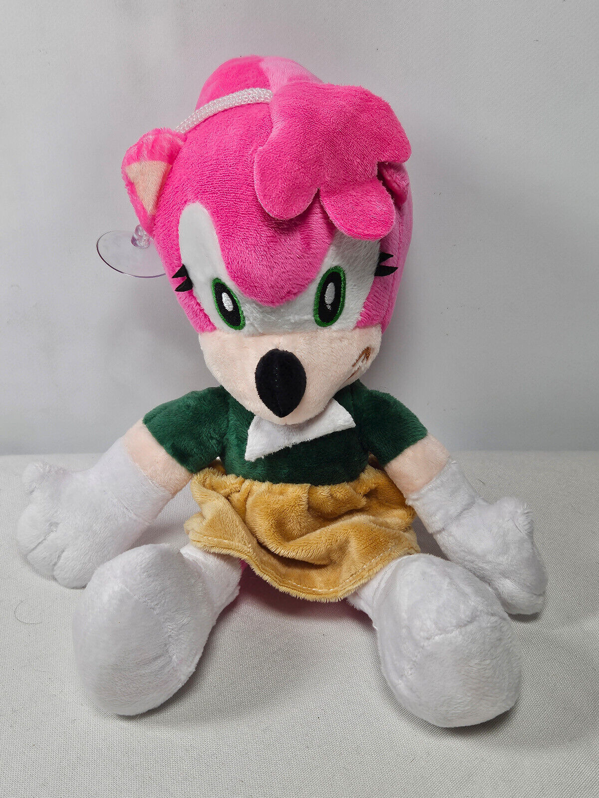 Sonic The Hedgehog Amy Rose Plush Stuffed Collectible With Suction Cup