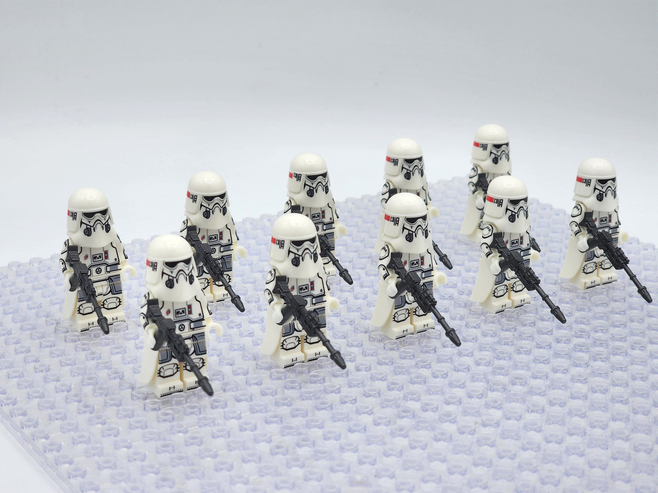 10pcs Star Wars JFO Imperial Flametrooper Stormtroopers Minifigures