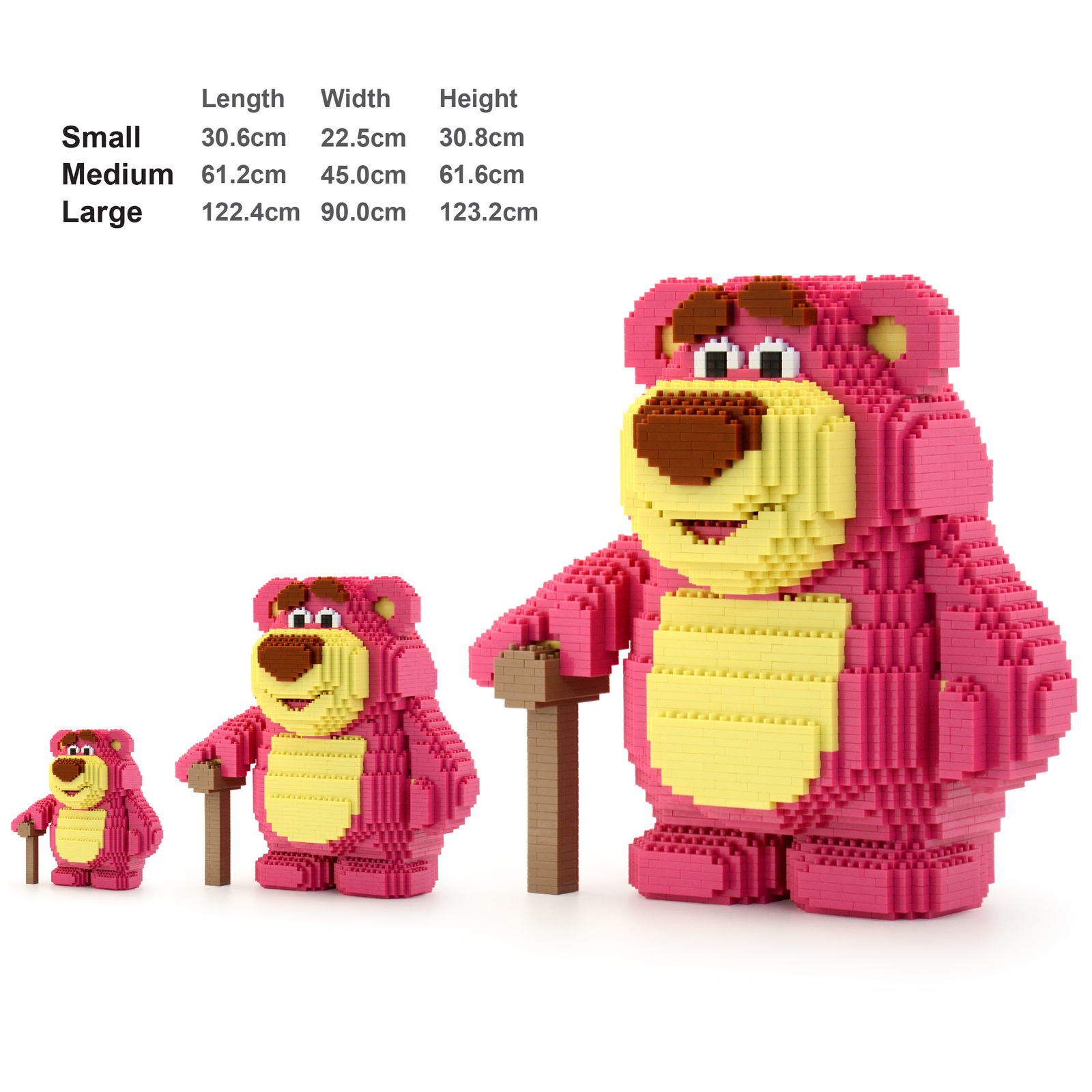 Lotso Brick Sculpture Building Instruction Using Jekca Bricks Lego