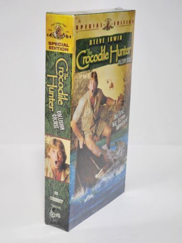 The Crocodile Hunter Collision Course Sealed Vhs Steve Irwin Special