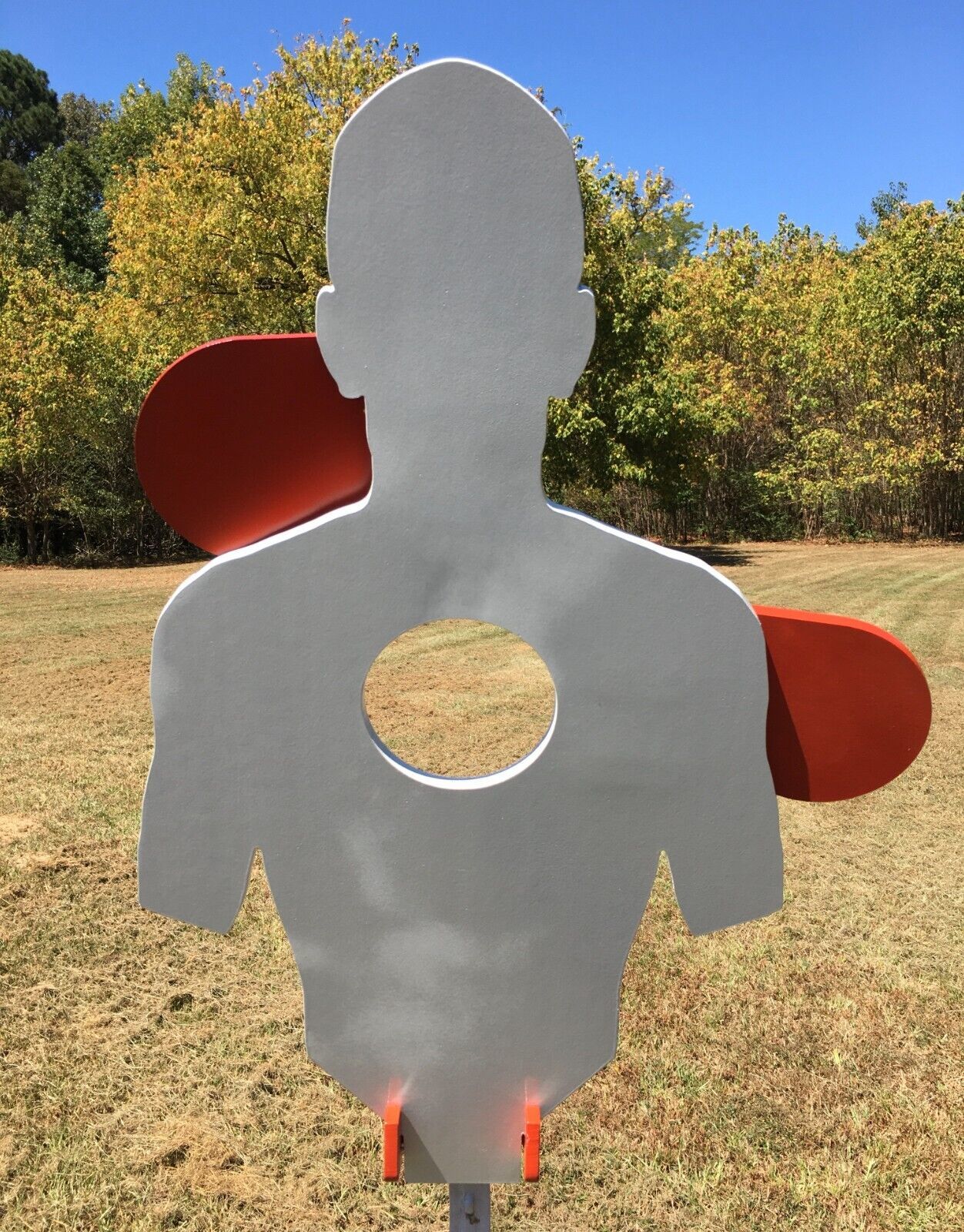 Ar Combatant Steel Hostage Reactive Idpa Shooting Target X