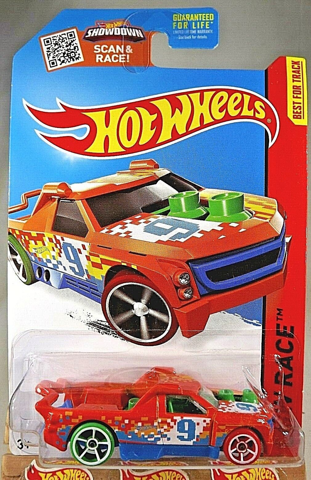 2015 Hot Wheels 152 HW Race World Race FIG RIG Orange Variation W