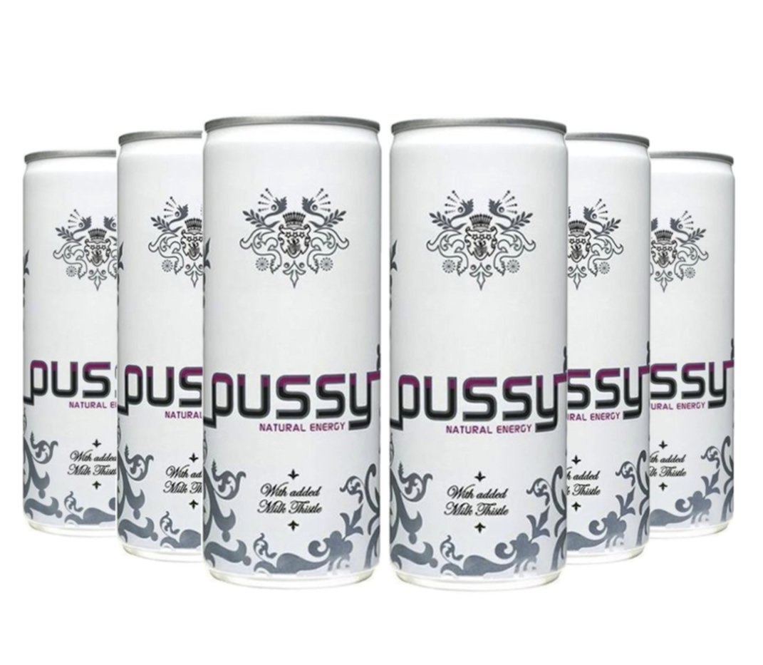Pussy Natural Energy Drink Fl Oz Cans Ml Pack Of Energy Fitness Drinks