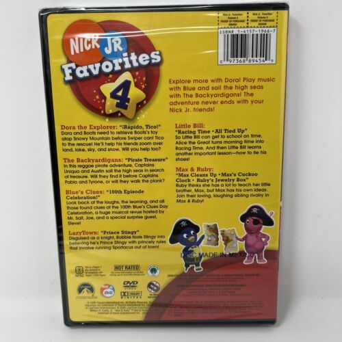 Nick Jr Favorites Volume DVD Dora Backyardigans Blues Clues LazyTown NEW RARE DVDs Blu Ray