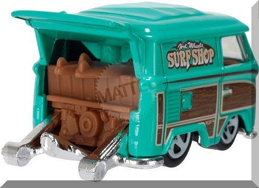 Hot Wheels Kool Kombi Hw City Surf Patrol Turquoise