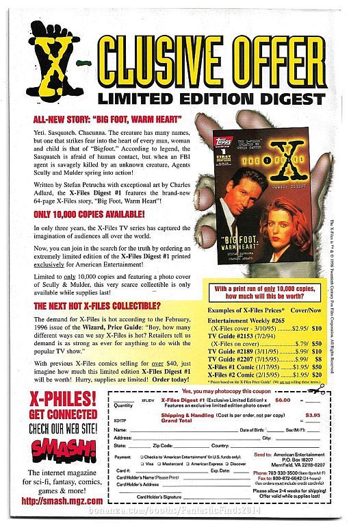 The X Files Special Edition Topps Comics Scully Mulder