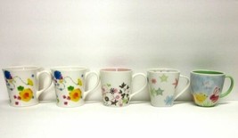 Starbucks Coffee Company Mixed Lot (5) 2005 - 2007 Geo Floral Bunny CUPS/MUGS - $63.37