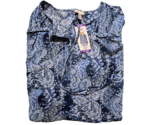 Joie Women&#39;s S Top Long Sleeve V Neck Peasant Blouse Floral Print Multi ... - $18.76