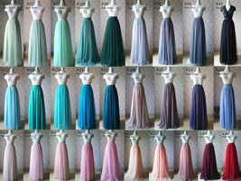 DARK GRAY Plus Size Bridesmaid Tulle Skirt High Waist Gray Full Maxi Tulle Skirt image 14