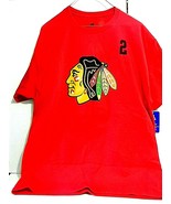 Hanes Official NHL &amp; NHLPA Chicago Blackhawks Red T-Shirt (Keith 2) Larg... - $12.99