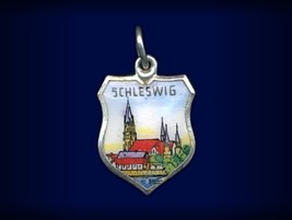 Vintage travel shield charm, Schleswig, Germany - $29.95