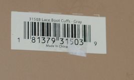 Amanda Blu 31503 Boot Cuffs Olive Green Lace 5 Inches Tall image 4