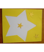 Your A Star Card, Handcrafted scrap happy card - $4.95