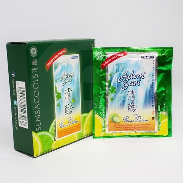 Adem Sari Minuman Segar Refreshing drink for heartburn 5ct 7gr