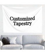 Custom Wall Tapestry Personalized Image Text Custom Tapestry Backdrop 37... - $7.99+