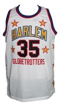 Huber Geese Ausbie Custom Harlem Globetrotters Basketball JerseyWhite Any Size image 1