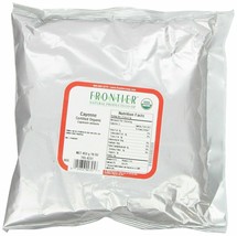 Frontier Chili Peppers Ground, Cayenne Cert. Org. 35,000 Hu, 16 Ounce Bag - $22.06