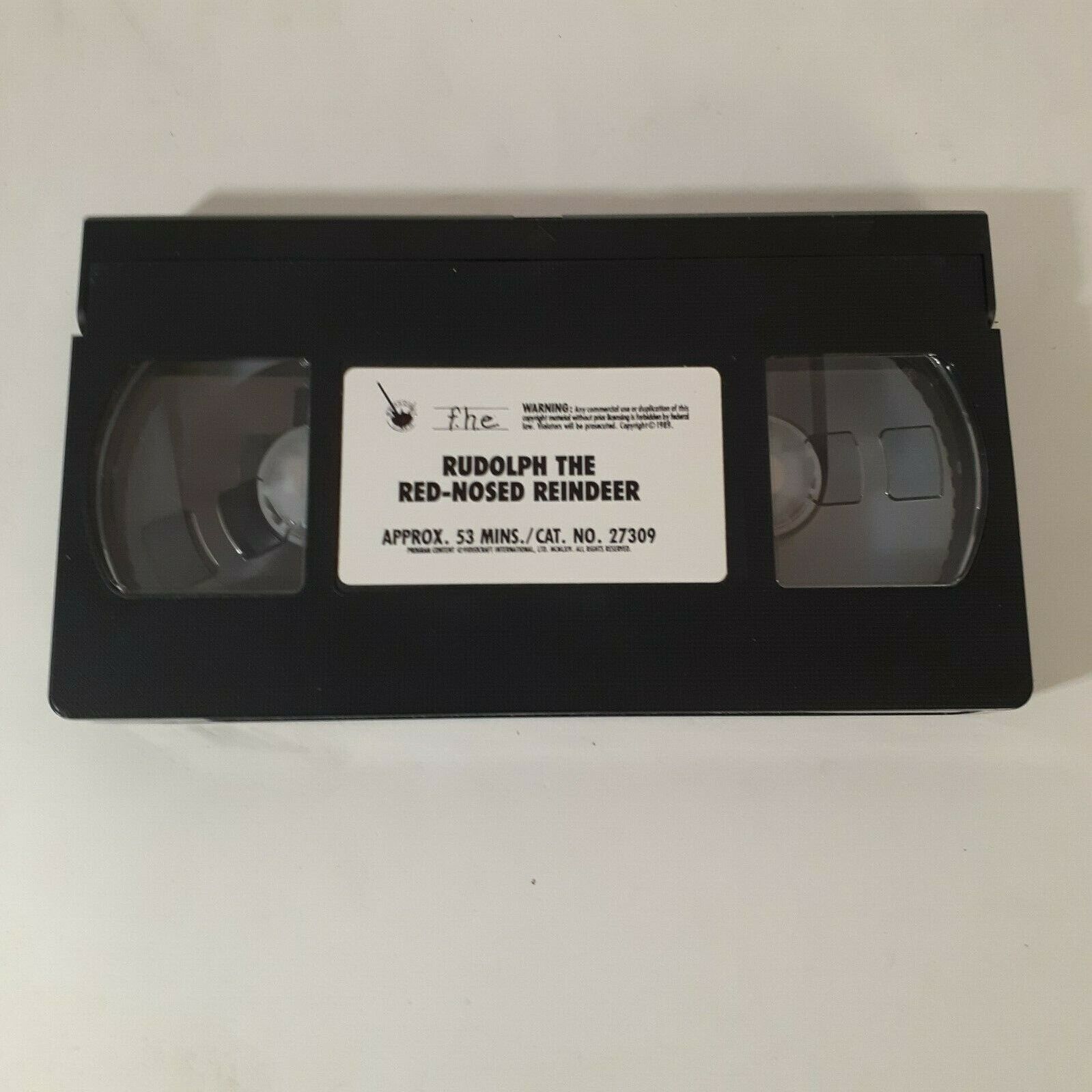 Vtg Rudolph The Red Nosed Reindeer Vhs 1989 Burl Ives Christmas Classics No Box Vhs Tapes 4550