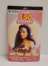 WW84 Wonder Woman DC Sticker Book 150+ Stickers 1984 Puffy, Glitter, Foil Glossy - $9.89