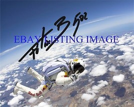 Felix Baumgartner World Record Sky Dive From Space Autographed 8x10 Rp Photo - $15.99