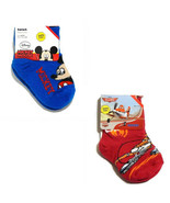 Disney Mickey Mouse Pixar Planes Boys Kids Baby Toddler Socks 2 Pr. Size... - $7.95
