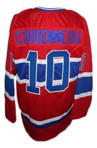 Any Name Number Nova Scotia Voyageurs Retro Hockey Jersey Carbonneau Red  image 2