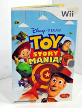 Instruction Manual Booklet Only Toy Story Mania! Disney Pixar Wii 2009 No Game - $7.50