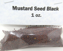 Mustard Seed Brown Black Whole 1 oz Culinary Herb Spice Brassica Juncea - $8.90
