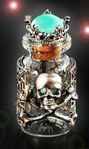 HAUNTED ANTIQUE JEWELED BOTTLE ULTIMATE RICH FOREVER EXTREME MAGICK 7 SCHOLARS  - $107.77