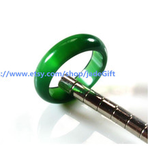 FREE SHIPPING - jade ring Natural green jadeite jade charm Ring ,  jadeite jade  - $19.99