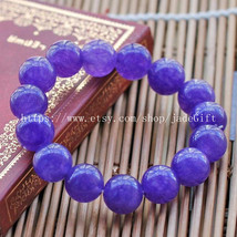 Free Shipping - 15mm Natural Amethyst  Prayer Beads charm beaded rosary bracelet - $25.99