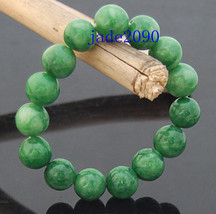 Free Shipping - green jadeite jade bracelet ,  Grade AAA Natural Green jadeite J - $25.99