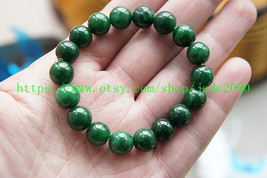 Free Shipping -  Grade AAA Natural Green Jadeite Jade charm Bracelet (adjustable - $23.99