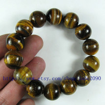 Free Shipping -  good luck Natural tiger eyes gemstone beaded bracelet , Prayer  - $25.99