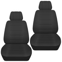 Fits Honda Pilot  2002 to 2020 Front set car seat covers  Charcoal/silve... - $69.99