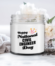 Civil Engineer Candle - Happy National Day - Funny 9 oz Hand Poured Candle New  - $19.95
