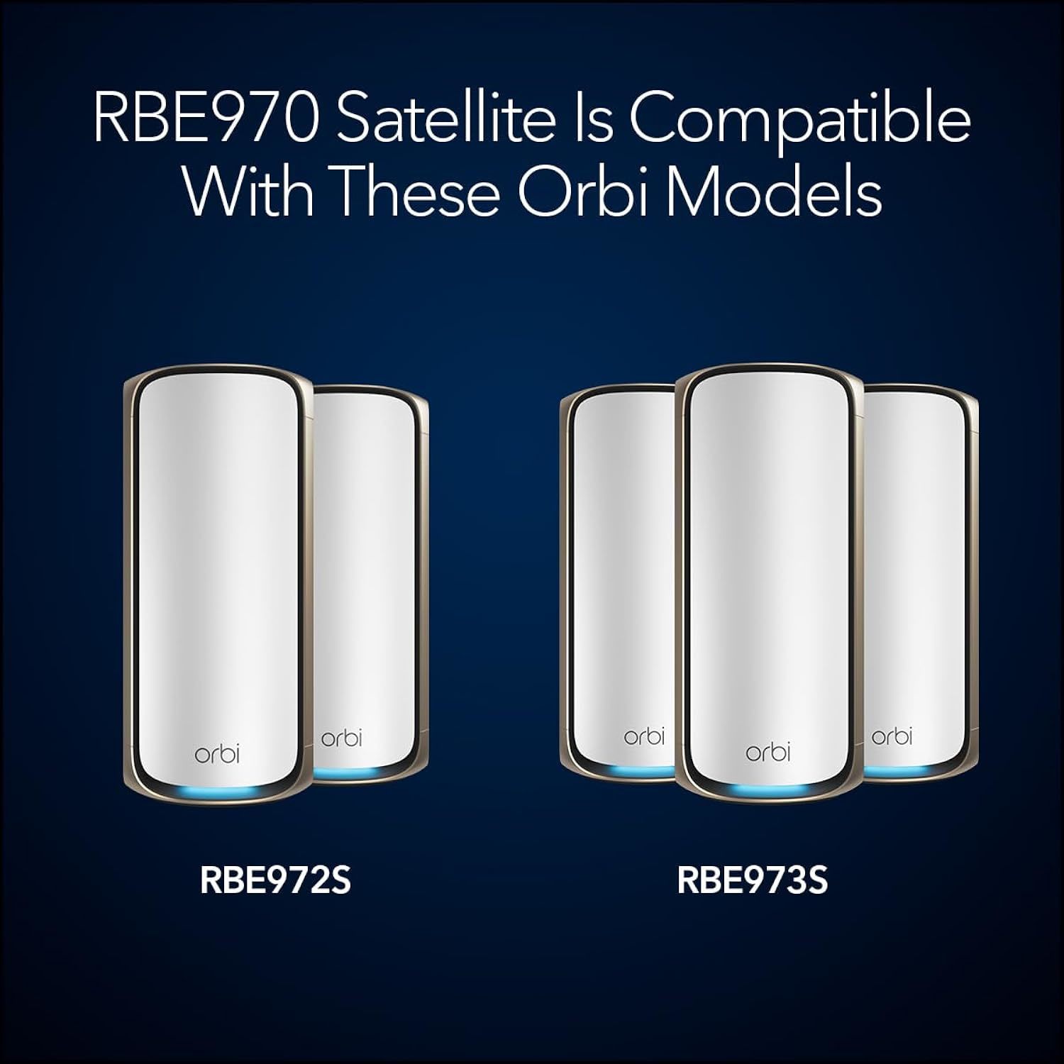 Orbi 970 Series Quad Band Wifi 7 Mesh Add On Satellite Rbe970 Works