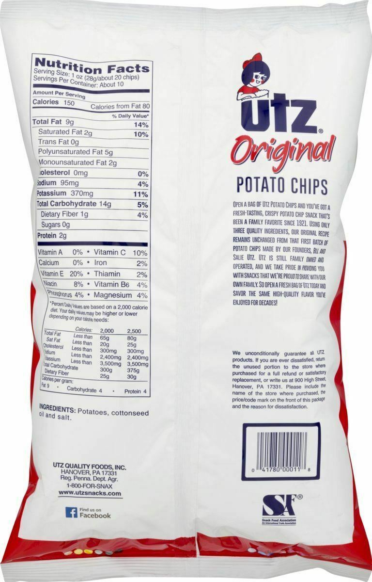 Utz Original Potato Stix 6.5 oz 