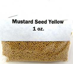 Mustard Seed Yellow Whole 1 oz Culinary Herb Spice Flavoring Cooking US ... - $8.90