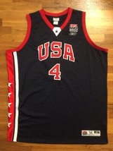 Authentic Reebok 2003 Team USA Olympic Allen Iverson Road Away Jersey 56 double - $309.99