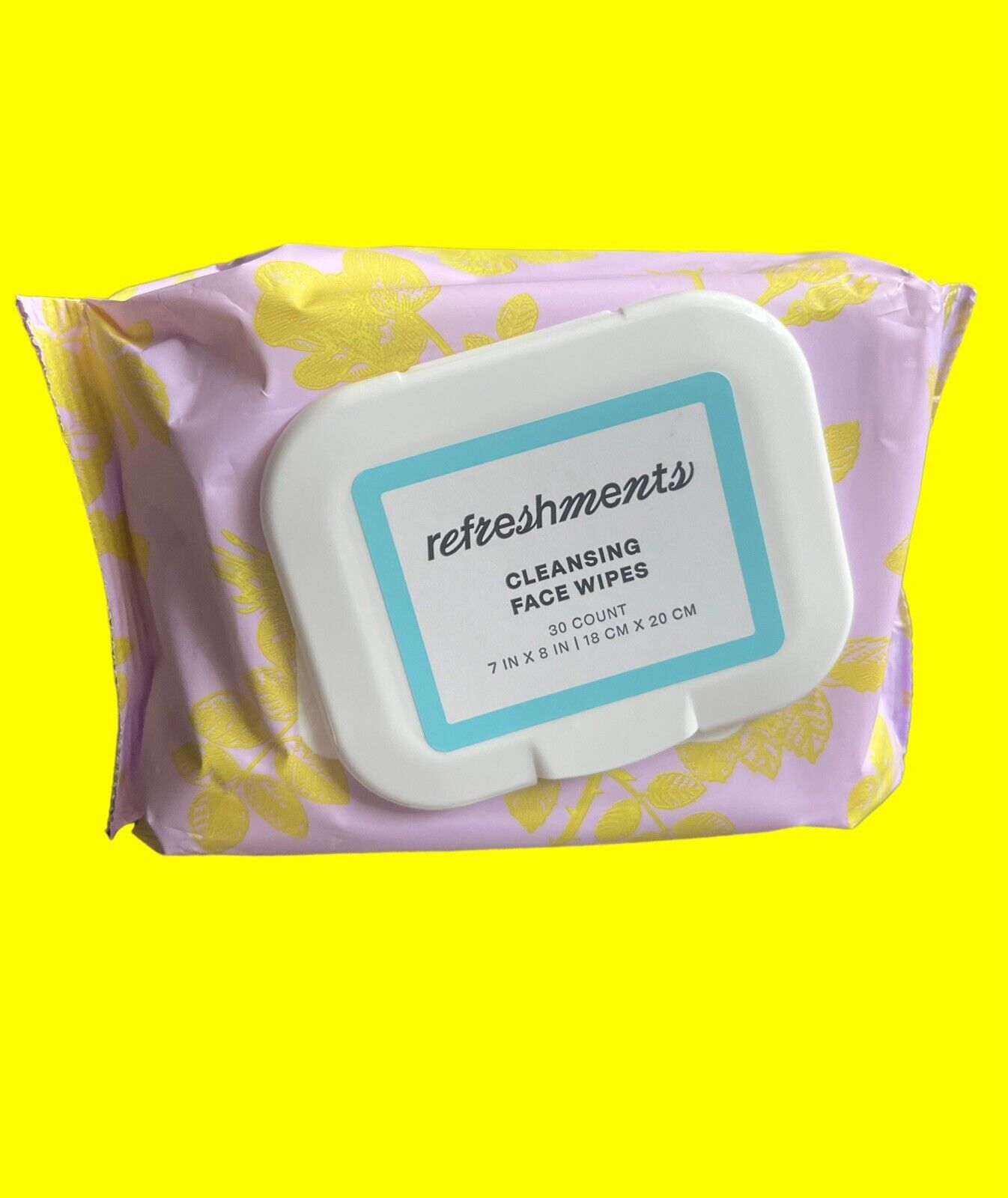 REFRESHMENTS Cleansing Face Wipes 30 CT MAKEUP REMOVER NIP Cleansers