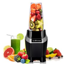 Nutrichef NCBL1000 Personal Electric Single Serve Small Professional  Kitchen Countertop Mini Blender for Shakes and Smoothies w/Pulse Blend