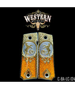 Grips for Colt 1911 Gun Colt Horse Model with Gold Plated 24k and .925 Silver Pl - $159.99