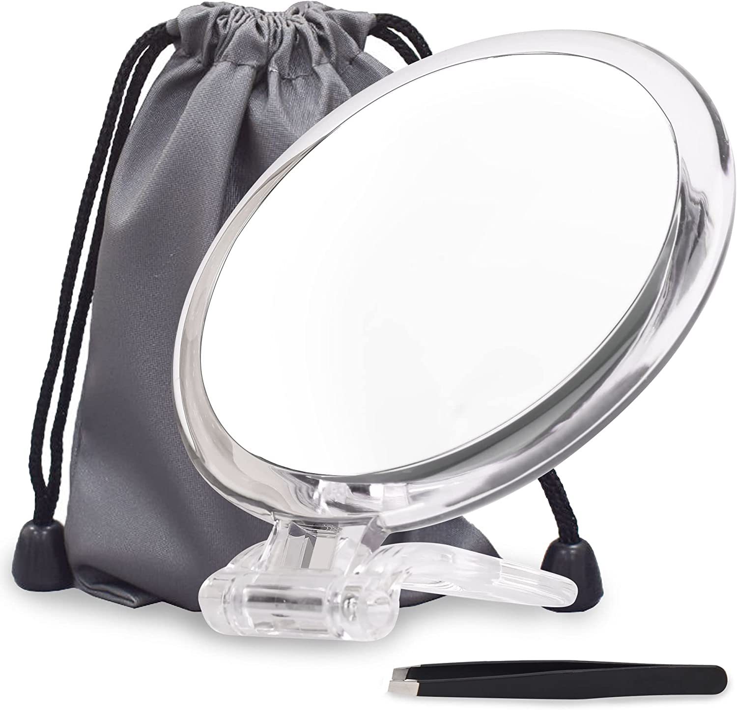 20X Magnifying Mirror, 6 Inch, Two Sided Hand Mirror, 20X/1X Magnification, - $35.97