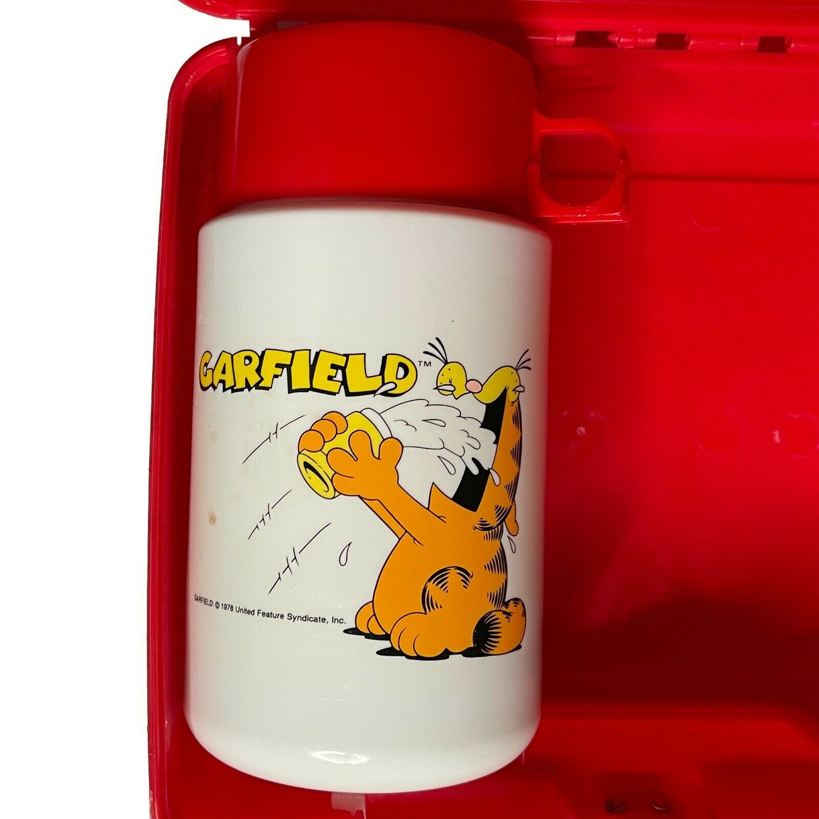 Vintage Garfield Lunchbox With Thermos 