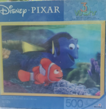 Disney Pixar 3D Visions Searching For Nemo 3D Jigsaw Puzzle 500 Pieces - $37.39