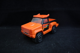 Tonka Toys Corp 1982 Orange Black Dust Devil Pressed Steel Pickup Truck  - $8.00
